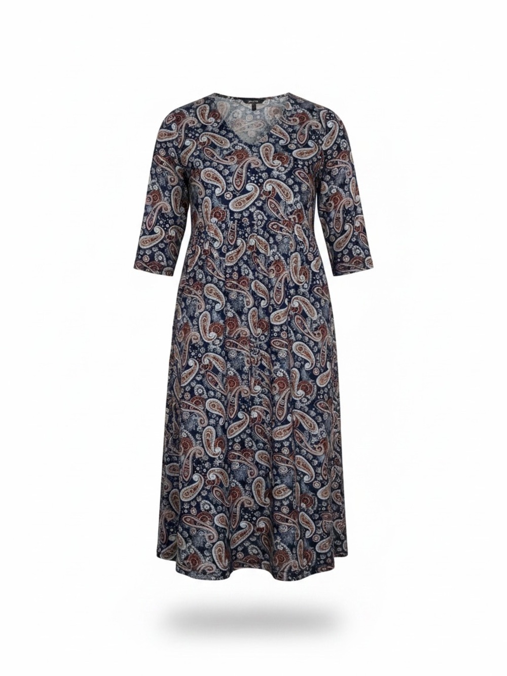 Ulla Popken Paisley Swing Dress Plus Size 24/25